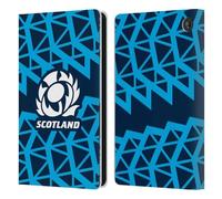 Head Case Designs Licenza Ufficiale Scotland Rugby Allenamento Kit per Stemma 2025/26 Custodia Portafoglio in Pelle Compatibile con Amazon Fire 7 2022