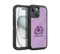 Head Case Designs Licenza Ufficiale Scotland Rugby Away Kit Per Stemma 2025/26 Custodia Antiurto Ultra Blindata compatibile con Apple iPhone 15