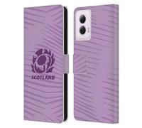 Head Case Designs Licenza Ufficiale Scotland Rugby Away Kit per Stemma 2025/26 Custodia Portafoglio in Pelle Compatibile con Motorola Moto G Power (2024)