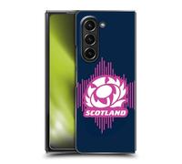 Head Case Designs Licenza Ufficiale Scotland Rugby Home Kit per Stemma 2025/26 Custodia Cover Dura per Parte Posteriore Compatibile con Samsung Galaxy Z Fold5