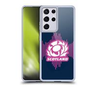 Head Case Designs Licenza Ufficiale Scotland Rugby Home Kit per Stemma 2025/26 Custodia in Gel [Protezione di Grado Militare] Compatibile con Samsung Galaxy S21 Ultra 5G