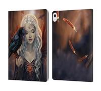 Head Case Designs Licenza Ufficiale Selina Fenech Ravenkin Gotico Custodia Portafoglio in Pelle Compatibile con Apple iPad Air 13 2024/2025