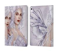 Head Case Designs Licenza Ufficiale Selina Fenech Sorelle Argentate Fate Custodia Portafoglio in Pelle Compatibile con Apple iPad Air 13 2024/2025