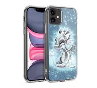 Head Case Designs Licenza Ufficiale Sheena Pike Aprile Diamond Dragonz Birthstone Lil Dragons Custodia in Gel [Protezione di Grado Militare] Compatibile Con Apple iPhone 11 E Compatibile Con MagSafe