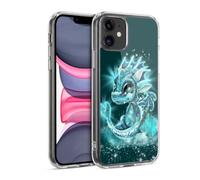 Head Case Designs Licenza Ufficiale Sheena Pike Dragoni Turchesi Di Dicembre Birthstone Lil Dragons Custodia in Gel [Grado Militare] Compatibile Con Apple iPhone 11 E Compatibile Con MagSafe