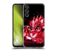 Head Case Designs Licenza Ufficiale Sheena Pike Luglio Ruby Dragonz Birthstone Lil Dragons Custodia Cover in Morbido Gel Compatibile con Samsung Galaxy M15/F15 5G