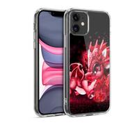 Head Case Designs Licenza Ufficiale Sheena Pike Luglio Ruby Dragonz Birthstone Lil Dragons Custodia in Gel [Protezione di Grado Militare] Compatibile Con Apple iPhone 11 E Compatibile Con MagSafe