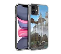 Head Case Designs Licenza Ufficiale Simone Gatterwe Castello Drago Castelli E Palazzi Custodia in Gel [Protezione di Grado Militare] Compatibile Con Apple iPhone 11 E Compatibile Con MagSafe