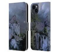 Head Case Designs Licenza Ufficiale Simone Gatterwe Castello Fioco Castelli E Palazzi Custodia Portafoglio in Pelle Compatibile con Apple iPhone 15 Plus