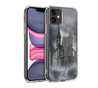 Head Case Designs Licenza Ufficiale Simone Gatterwe Castello Scuro Castelli E Palazzi Custodia in Gel [Protezione di Grado Militare] Compatibile Con Apple iPhone 11 E Compatibile Con MagSafe
