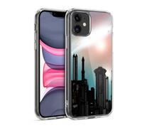 Head Case Designs Licenza Ufficiale Simone Gatterwe Città Futura Castelli E Palazzi Custodia in Gel [Protezione di Grado Militare] Compatibile Con Apple iPhone 11 E Compatibile Con MagSafe