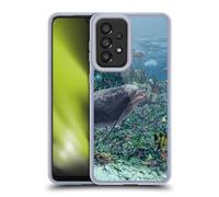 Head Case Designs Licenza Ufficiale Simone Gatterwe Gioco da Riviera Delfini Custodia in Gel [Protezione di Grado Militare] Compatibile con Galaxy A33 5G (2022)