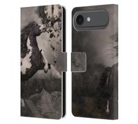 Head Case Designs Licenza Ufficiale Simone Gatterwe L'Apocalisse Cavalli Custodia Portafoglio in Pelle Compatibile con Apple iPhone 17 Air