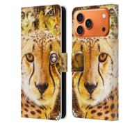 Head Case Designs Licenza Ufficiale Simone Gatterwe Scimmia Steampunk Custodia Portafoglio in Pelle Compatibile con Apple iPhone 17 Pro Max