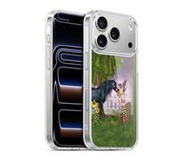 Head Case Designs Licenza Ufficiale Simone Gatterwe Ultimo Unicorno Nero Pegasus E Unicorni Custodia in Gel [Grado Militare] Compatibile Con Apple iPhone 17 Pro E Compatibile Con MagSafe