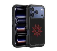 Head Case Designs Licenza Ufficiale Slipknot Nanogrammi Arte Chiave Custodia Antiurto Ultra Blindata compatibile con Apple iPhone 17 Pro