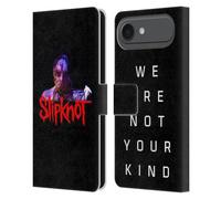 Head Case Designs Licenza Ufficiale Slipknot Non santificato We Are Not Your Kind Custodia Portafoglio in Pelle Compatibile con Apple iPhone 17 Air