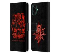 Head Case Designs Licenza Ufficiale Slipknot Patch Rosso We Are Not Your Kind Custodia Portafoglio in Pelle Compatibile con Samsung Galaxy A07