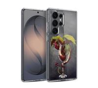 Head Case Designs Licenza Ufficiale Stanley Morrison Bevanda al vino rosso Draghi Custodia in Gel [Protezione di Grado Militare] Compatibile Con Samsung Galaxy S26 Ultra E Compatibile Con MagSafe
