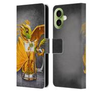 Head Case Designs Licenza Ufficiale Stanley Morrison Bevanda Di Birra Ambrata In Tazza Draghi Custodia Portafoglio in Pelle Compatibile con Apple iPhone 17