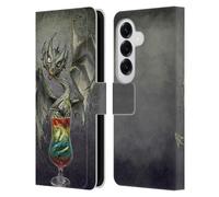 Head Case Designs Licenza Ufficiale Stanley Morrison Bevanda Zombie Verde Draghi Custodia Portafoglio in Pelle Compatibile con Samsung Galaxy S26
