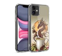 Head Case Designs Licenza Ufficiale Stanley Morrison Cioccolato Marrone Cacao caldo Draghi 2 Custodia in Gel [Protezione di Grado Militare] Compatibile Con Apple iPhone 11 E Compatibile Con MagSafe