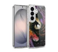 Head Case Designs Licenza Ufficiale Stanley Morrison Galassia vorticosa stellata Draghi 3 Custodia in Gel [Grado Militare] Compatibile Con Samsung Galaxy S26 Plus E Compatibile Con MagSafe