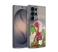 Head Case Designs Licenza Ufficiale Stanley Morrison Giardino di lamponi Draghi 3 Custodia in Gel [Protezione di Grado Militare] Compatibile Con Samsung Galaxy S26 Ultra E Compatibile Con MagSafe