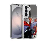 Head Case Designs Licenza Ufficiale Stanley Morrison Pipistrello Alato Gatto vs rosso Draghi 3 Custodia in Gel [Grado Militare] Compatibile Con Samsung Galaxy S26 E Compatibile Con MagSafe