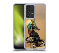 Head Case Designs Licenza Ufficiale Stanley Morrison Sciacallo Nero Egiziano Anu rte Custodia in Gel [Protezione di Grado Militare] Compatibile con Galaxy A33 5G (2022)