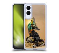 Head Case Designs Licenza Ufficiale Stanley Morrison Sciacallo Nero Egiziano Anu rte Custodia in Gel [Protezione di Grado Militare] Compatibile con Samsung Galaxy S25 Edge