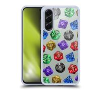 Head Case Designs Licenza Ufficiale Stanley Morrison Set di Dadi da Gioco Six Dragons Arte Custodia in Gel [Protezione di Grado Militare] Compatibile con Samsung Galaxy A56 5G