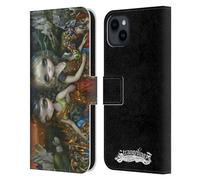 Head Case Designs Licenza Ufficiale Strangeling Fanciulle Vestite di Peccatrice E Santa Surrealismo Custodia Portafoglio in Pelle Compatibile con Apple iPhone 15 Plus