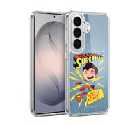 Head Case Designs Licenza Ufficiale Super Friends DC Comics Superman 2 Bambini Copertine Cartoni Animati Custodia in Gel [Protezione di Grado Militare] Compatibile con Samsung Galaxy S26 Plus