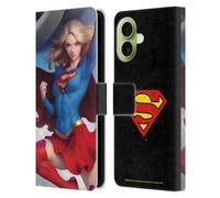 Head Case Designs Licenza Ufficiale Superman DC Comics #12 Variante Supergirl Arte Fumetto Custodia Portafoglio in Pelle Compatibile con Apple iPhone 17