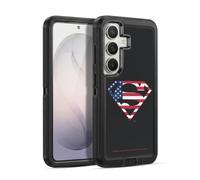 Head Case Designs Licenza Ufficiale Superman DC Comics Bandiera U.S. 2 Logo Custodia Antiurto Ultra Blindata compatibile con Samsung Galaxy S26