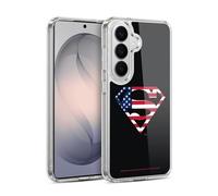 Head Case Designs Licenza Ufficiale Superman DC Comics Bandiera U.S. 2 Logo Custodia in Gel [Protezione di Grado Militare] Compatibile con Samsung Galaxy S26