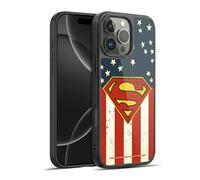 Head Case Designs Licenza Ufficiale Superman DC Comics Bandiera U.S. Logo Cover in Gel Rinforzata [Protezione di Grado Militare] Compatibile con Apple iPhone 16 PRO Max