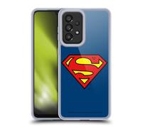 Head Case Designs Licenza Ufficiale Superman DC Comics Classico Logo Custodia in Gel [Protezione di Grado Militare] Compatibile con Galaxy A33 5G (2022)