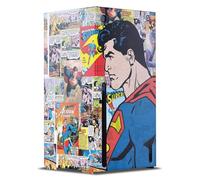 Head Case Designs Licenza Ufficiale Superman DC Comics Collage Di Personaggi Loghi E Fumetti Console Da Gioco Wrap Compatibile con Xbox Series X