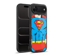 Head Case Designs Licenza Ufficiale Superman DC Comics Costume Classico Logo Cover in Gel Rinforzata [Protezione di Grado Militare] Compatibile con Apple iPhone 17 Air