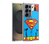 Head Case Designs Licenza Ufficiale Superman DC Comics Costume Classico Logo Custodia in Gel [Protezione di Grado Militare] Compatibile con Samsung Galaxy S25 Ultra E Compatibile con MagSafe