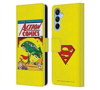 Head Case Designs Licenza Ufficiale Superman DC Comics Fumetti D'Azione 1 Copertine Libri Comici Famosi Custodia Portafoglio in Pelle Compatibile con Samsung Galaxy A16 5G