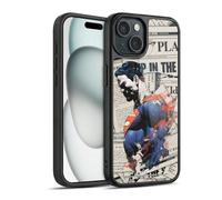Head Case Designs Licenza Ufficiale Superman DC Comics Giornale 80esimo Anniversario Cover in Gel Rinforzata [Protezione di Grado Militare] Compatibile con Apple iPhone 15