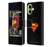 Head Case Designs Licenza Ufficiale Superman DC Comics Morte Copertine Libri Comici Famosi Custodia Portafoglio in Pelle Compatibile con Apple iPhone 17