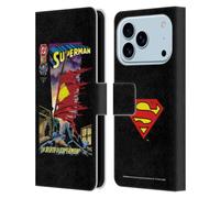 Head Case Designs Licenza Ufficiale Superman DC Comics Morte Copertine Libri Comici Famosi Custodia Portafoglio in Pelle Compatibile con Apple iPhone 17 Pro