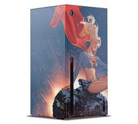 Head Case Designs Licenza Ufficiale Superman DC Comics Supergirl Loghi E Fumetti Console Da Gioco Wrap Compatibile con Xbox Series X