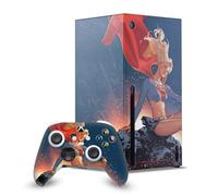 Head Case Designs Licenza Ufficiale Superman DC Comics Supergirl Loghi E Fumetti Pacchetto Console Da Gioco Wrap E Pelle Per Controller Compatibile con Xbox Series X