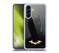 Head Case Designs Licenza Ufficiale The Batman Logo Silhouette Oro Grafica Neo-Noir Custodia in Gel [Protezione di Grado Militare] Compatibile con Samsung Galaxy A56 5G