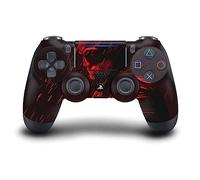 Head Case Designs Licenza Ufficiale The Batman Pioggia Neo-Noir E Poster Vinile Sticker Gaming Pelle Adesivo Compatibile con Sony Playstation 4 PS4 DualShock 4 Controller